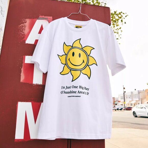UO Chinatown Market Yellow Sunshine Graphic Tee - Picture 1 of 4